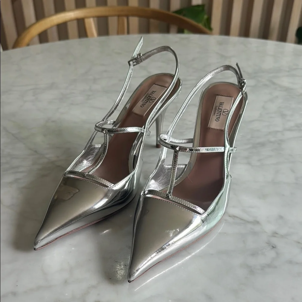 Valentino Rockstud Wispy slingback pumps 38.5
